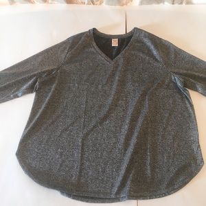 Sparkle Disco Faded Glory Plus Size Top